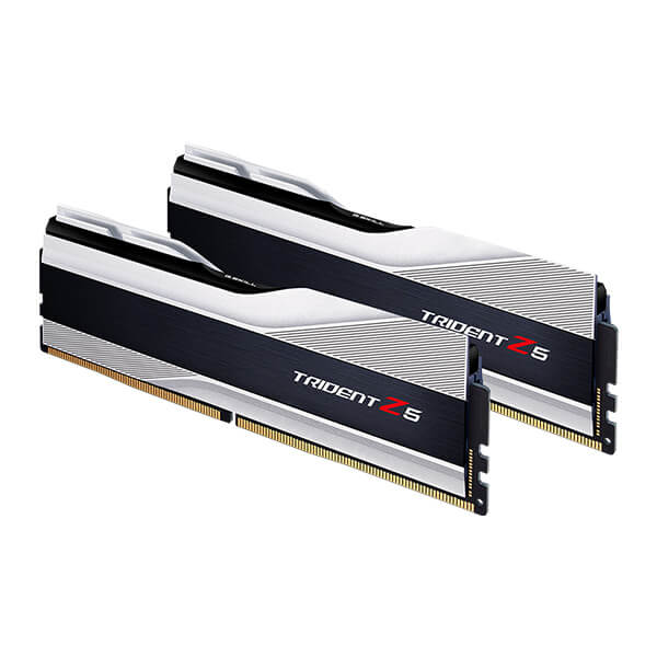 G.SKill Trident Z5 32GB (16GBx2) DDR5 5600MHz RAM (Metallic Silver)